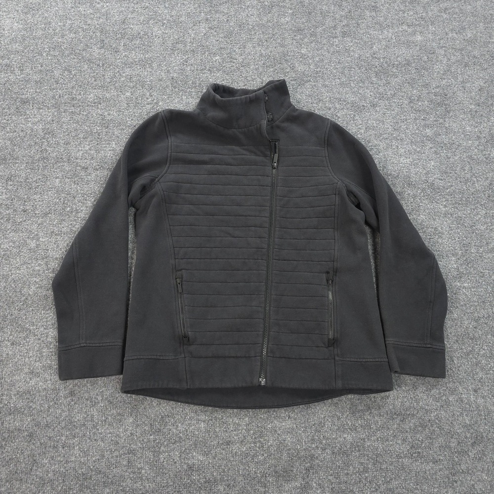 Lululemon Jacket Womens 10 Black Fleece Be True Funnel Neck Casual Athletic